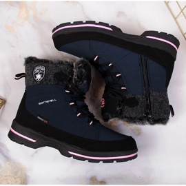 Botas de nieve impermeables American Club Jr AM865A azul 3