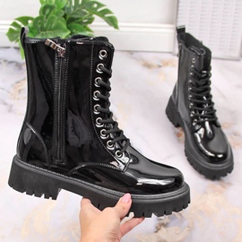 Botas aislantes barnizadas NEWS W EVE363 negro 1