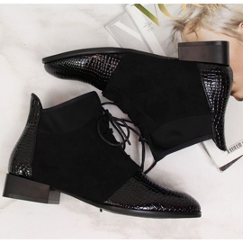 Botas con aislamiento de piel de serpiente Filippo W PAW267A negro 4