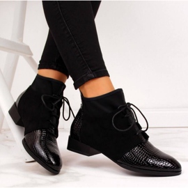 Botas con aislamiento de piel de serpiente Filippo W PAW267A negro 5