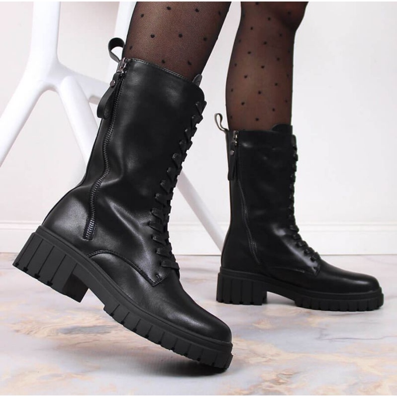 Botas insuladas de piel Artiker W HBH38A negro 1 Botas insuladas de piel Artiker W HBH38A negro 1