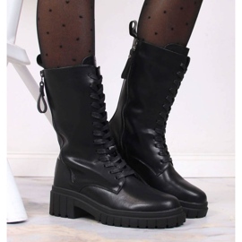 Botas insuladas de piel Artiker W HBH38A negro 2
