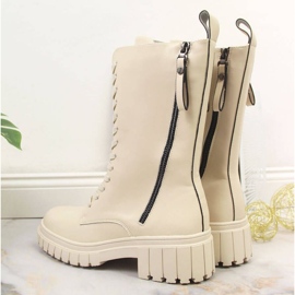 Botas insuladas de piel Artiker W HBH38B beige 6
