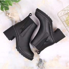Botines Chelsea en piel post insulado Artiker W HBH41 negro 6
