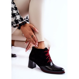 PA2 Botas Mujer Tacón Bajo Negro Ebba 7