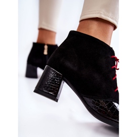 PA2 Botas Mujer Tacón Bajo Negro Ebba 5