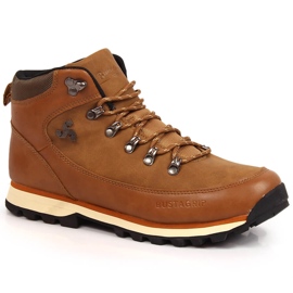 Zapatos trekking hombre piel marrón Outback Bustagrip 1