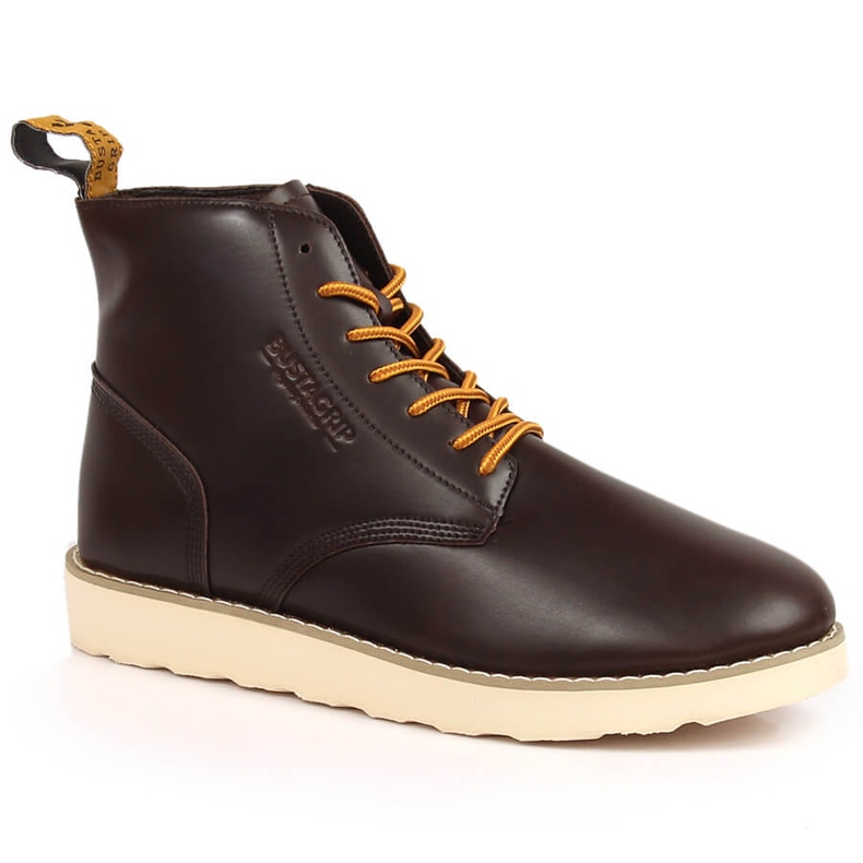 Zapatos de piel para hombre altos marrón Buster Bustagrip 1