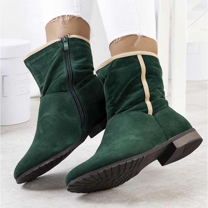 PA1 Botas Lersey clásicas verdes beige 2