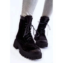 PL5 Botas Cálidas Clásicas Ante Negras Caima negro 4
