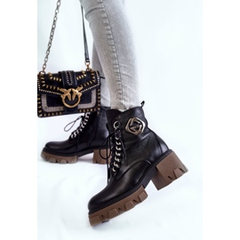 PL5 Botas Cálidas Raynes Piel Negra Con Cremallera negro 4