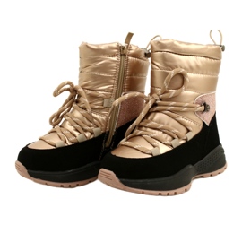 Botas de nieve para niños Miss Evento 22DZ23-5269 Oro / Negro dorado 2