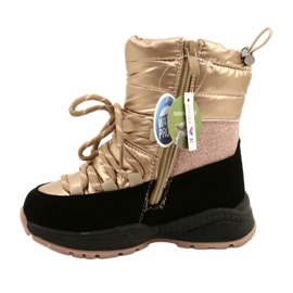 Botas de nieve para niños Miss Evento 22DZ23-5269 Oro / Negro dorado 1