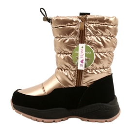 Botas de nieve Miss Evento 22DZ23-5274 Oro / Negro dorado 1