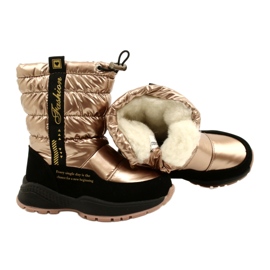 Botas de nieve Miss Evento 22DZ23-5274 Oro / Negro dorado 4