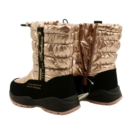 Botas de nieve Miss Evento 22DZ23-5274 Oro / Negro dorado 3