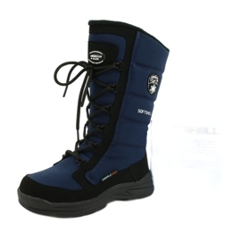American Club Botas de softshell de American Children con membrana marina SN12/22 azul 5