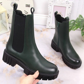 Botas con plataforma aisladas Sergio Leone W SK393 verde 4