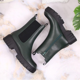 Botas con plataforma aisladas Sergio Leone W SK393 verde 6