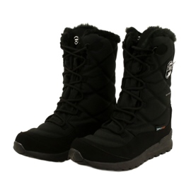 Botas de nieve impermeables Softshell con membrana American Club SN21 / 22, negro 2