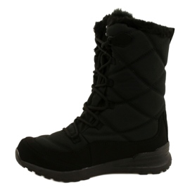 Botas de nieve impermeables Softshell con membrana American Club SN21 / 22, negro 1