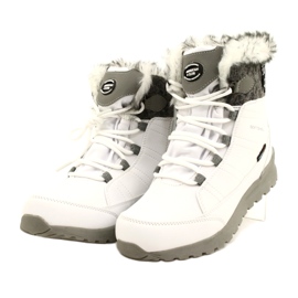 Botas de nieve softshell con membrana American Club SN26/22 en color blanco gris 3 Botas de nieve softshell con membrana American Club SN26/22 en color blanco gris 3