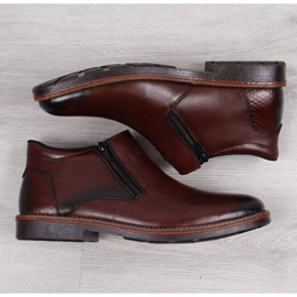 Botas hombre piel marron Rieker 15398 marrón 4