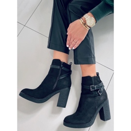 PA1 Botas Kendall Negras tacón alto negro 2