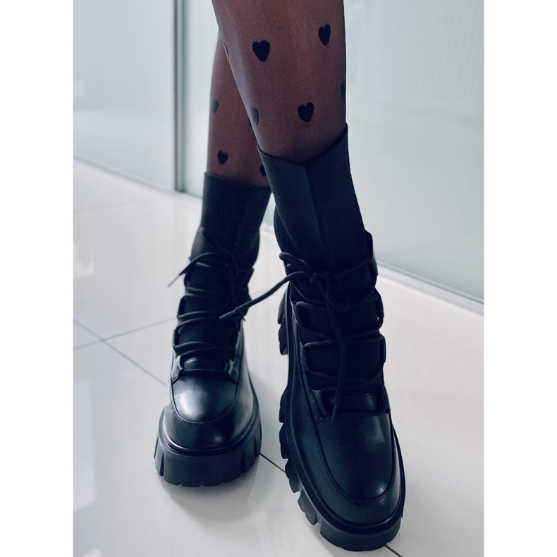 PA1 Botas con una parte superior flexible de Thicke Black negro 1