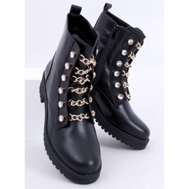PA1 Botas Militar Prince Black Gold negro 5