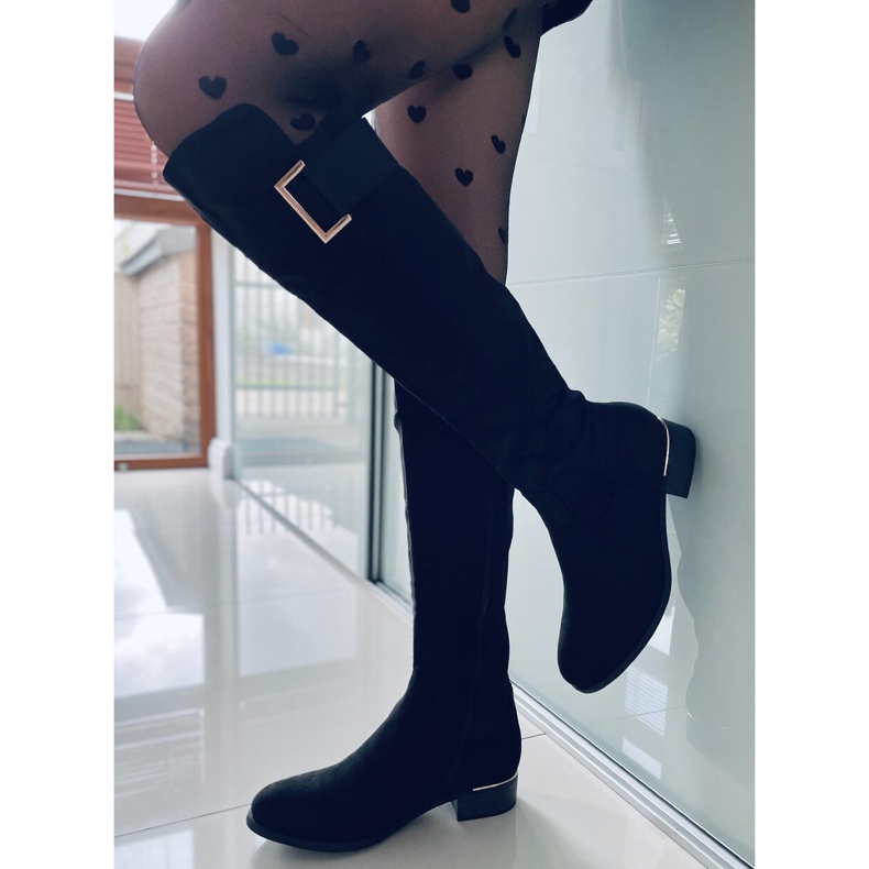 PA1 Botas de montar mujer Lauv negras negro 2