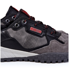 Zapatillas Deportivas Clásicas Para Hombre Memory Foam Big Star KK174271 Gris negro 3