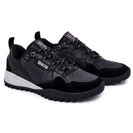 Zapatillas Deportivas Clásicas Para Hombre Memory Foam Big Star KK174270 Negro 4