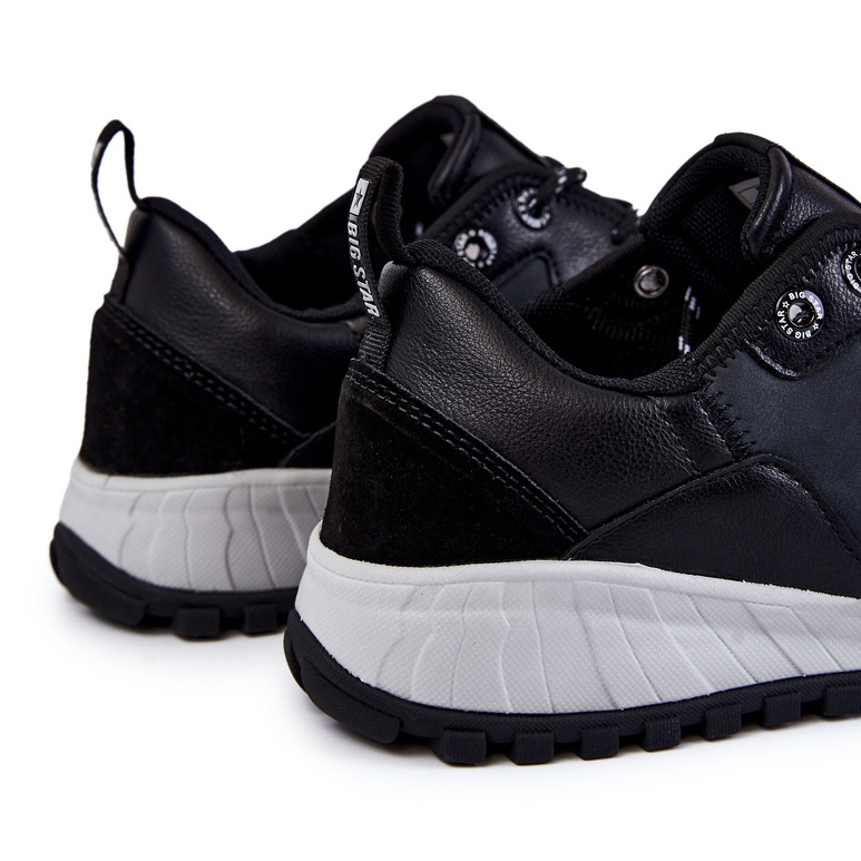 Zapatillas Deportivas Clásicas Para Hombre Memory Foam Big Star KK174270 Negro 1