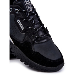 Zapatillas Deportivas Clásicas Para Hombre Memory Foam Big Star KK174270 Negro 3