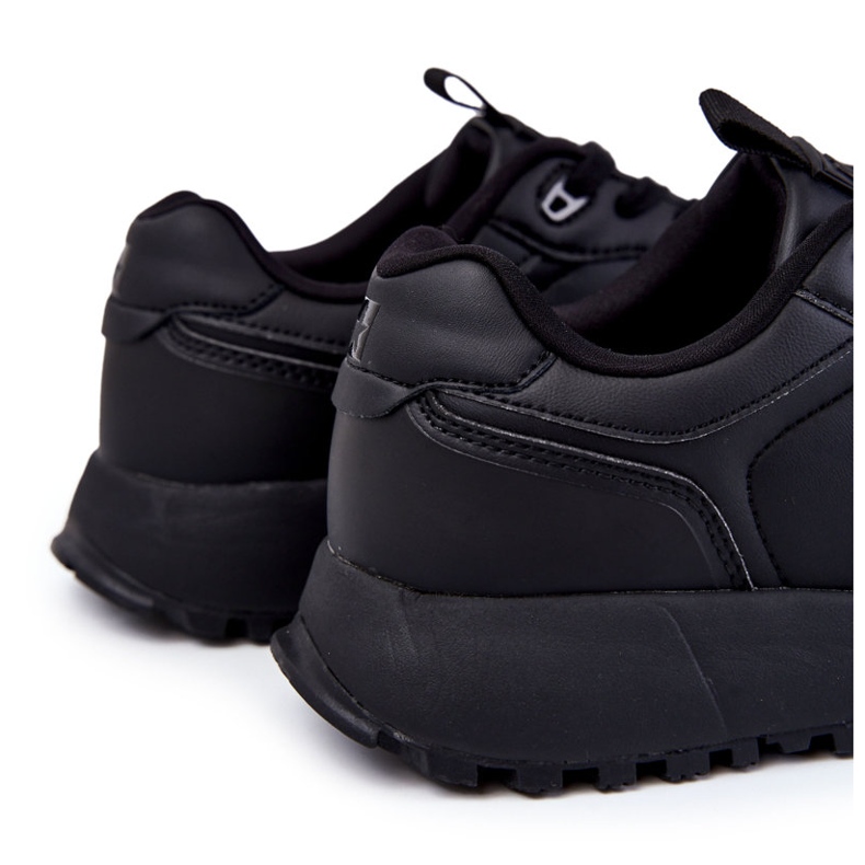 Zapatillas Deportivas Clásicas Para Hombre Memory Foam Big Star KK174232 Negro 2