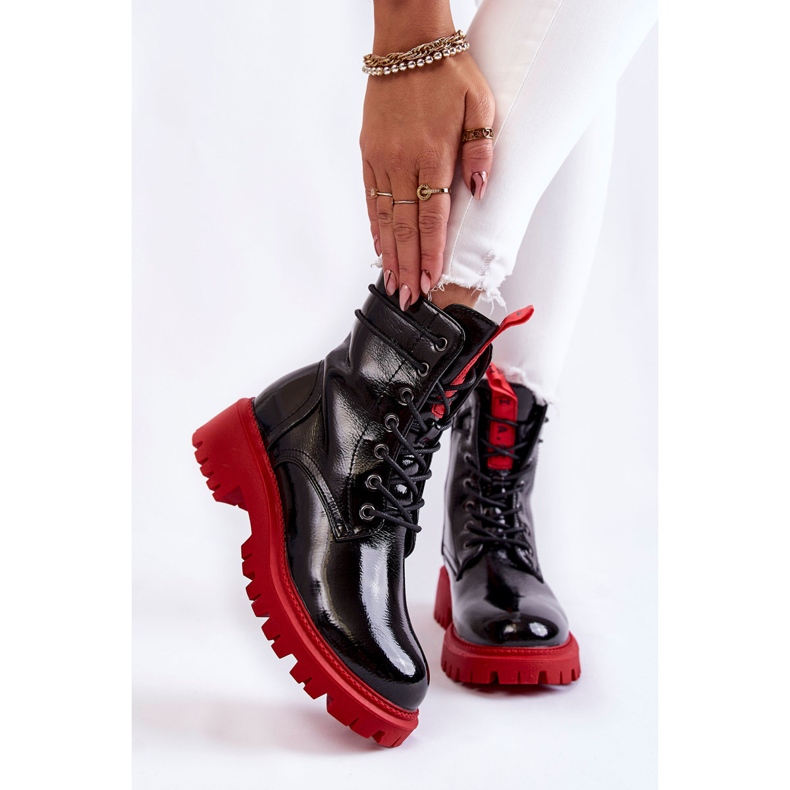 PL4 Bota Mujer Charol La.Fi 250045R-LA Negro-Rojo 1 PL4 Bota Mujer Charol La.Fi 250045R-LA Negro-Rojo 1