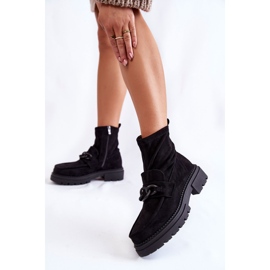 Botines Mujer Ante La.Fi 250042B-SU Negro 2