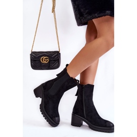 Vinceza Botas Mujer Ante Cremallera Negro Liris 3