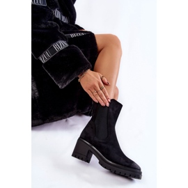 Vinceza Botas Mujer Ante Cremallera Negro Liris 5