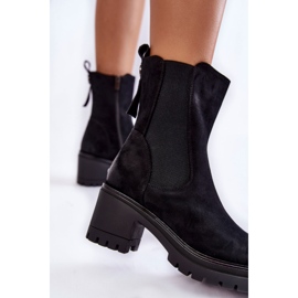 Vinceza Botas Mujer Ante Cremallera Negro Liris 6