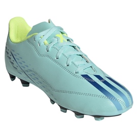 Botas de fútbol Adidas X Speedportal.4 FxG Jr GW8498 azul azul 3