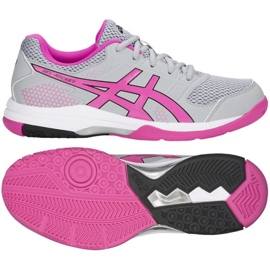 Zapatillas de voleibol Asics Gel Rocket 8 W B756Y-020 gris sombras de grey 1