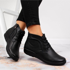 Botines insulados en piel negro Helios 612-2 2 Botines insulados en piel negro Helios 612-2 2