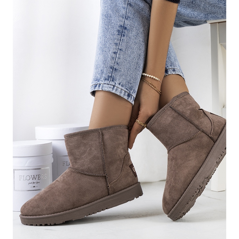 PA1 Botas de nieve marrones para mujer de Nanna marrón 1