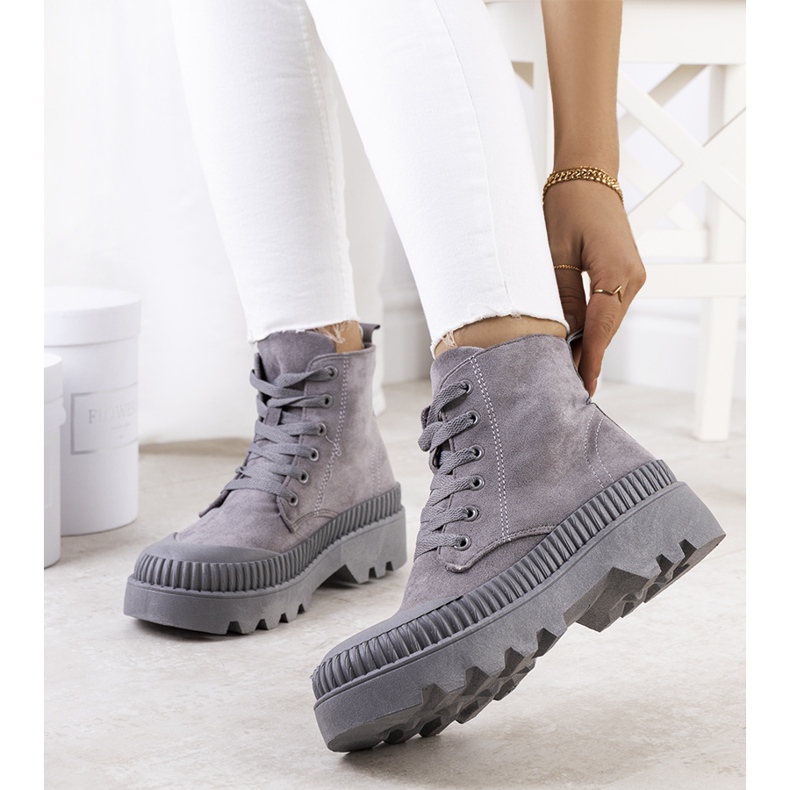 PA1 Deportivas grises Devost de ecogamuza 1 PA1 Deportivas grises Devost de ecogamuza 1