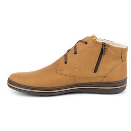 Polbut 339 zapatos rojos para hombre marrón naranja 1