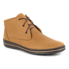 Polbut 339 zapatos rojos para hombre marrón naranja 2