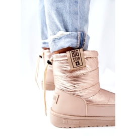 Botas de nieve para mujer Big Star II274121 Beige 3