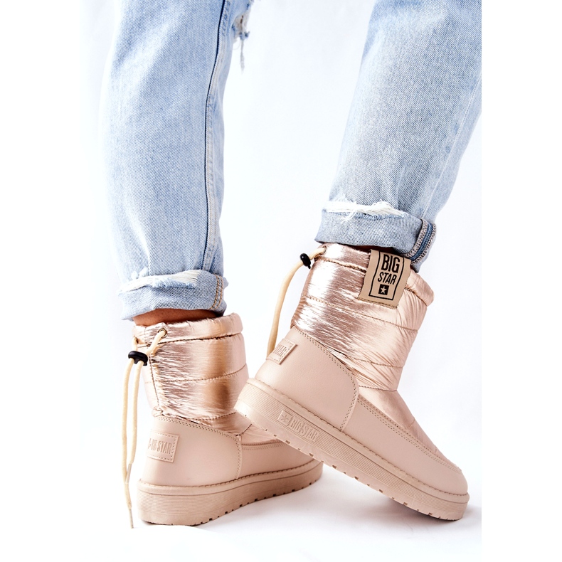 Botas de nieve para mujer Big Star II274121 Beige 2 Botas de nieve para mujer Big Star II274121 Beige 2